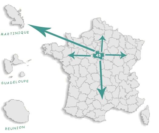 livraison france vers europe et DOM TOM